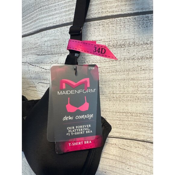 NWT Maidenform 34D Demi Coverage T-Shirt Bra Size 34D - Picture 2 of 4